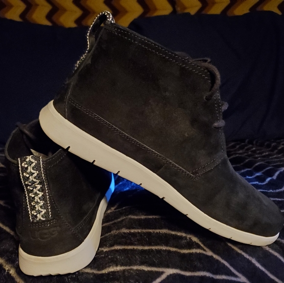 UGG Mens black suede main image 5